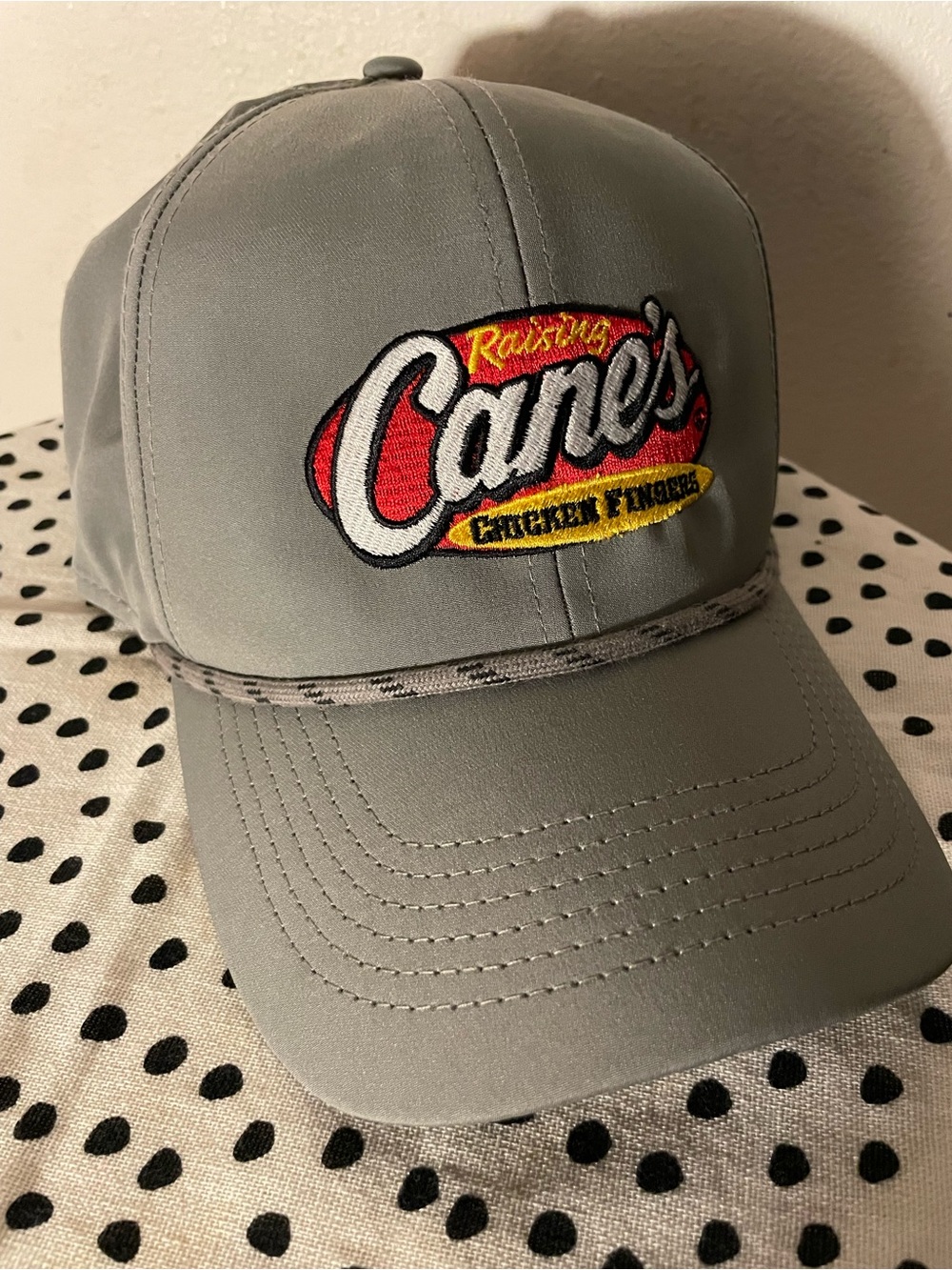 Gray Logo Baseball Cap